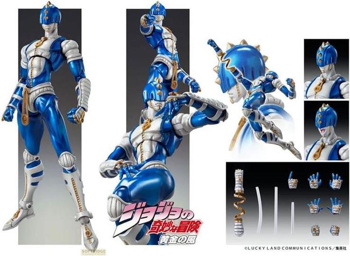 Actual product image Medicos Entertainment JoJo's Bizarre Adventure Part5 Golden Wind Action Figure Chozokado S·F 16 cm (3rd-run)