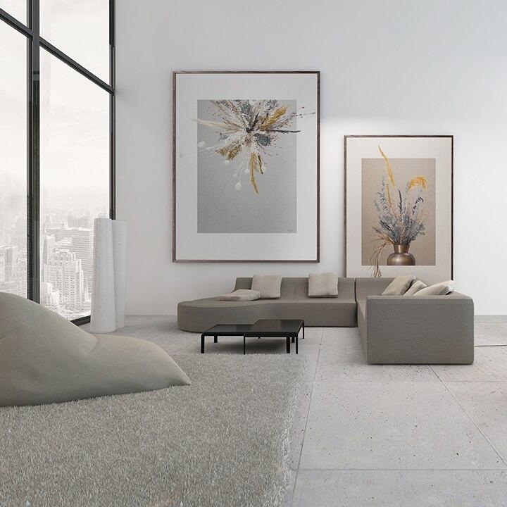Actual product image ChiCura Vintage Flower Deco 2 (50 x 70 cm)