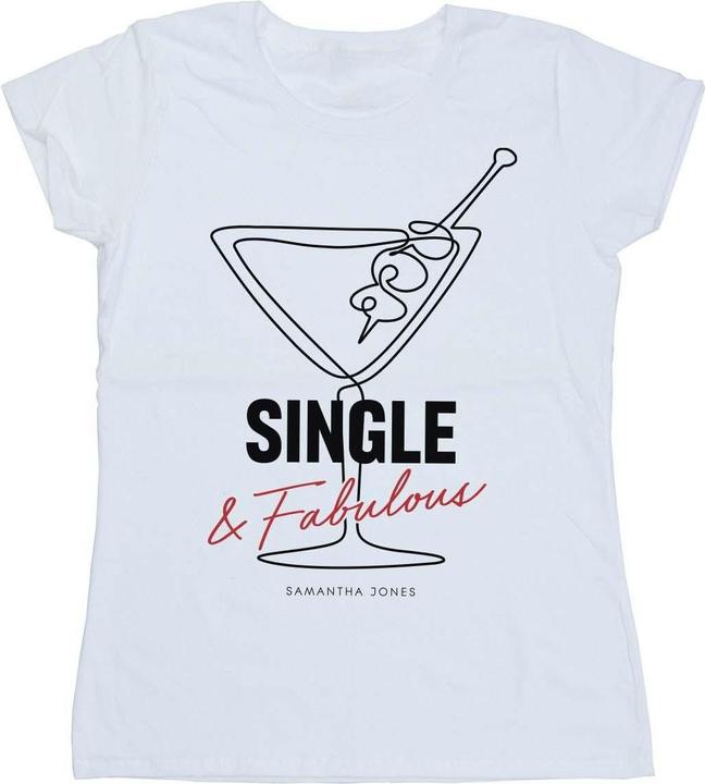 Image du produit Sex and the City - T-shirt SINGLE AND FABULOUS - Femme (M)