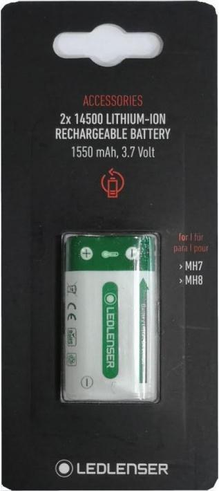 Image du produit Ledlenser 2x 14500 Li-Ion Batterie rechargeable