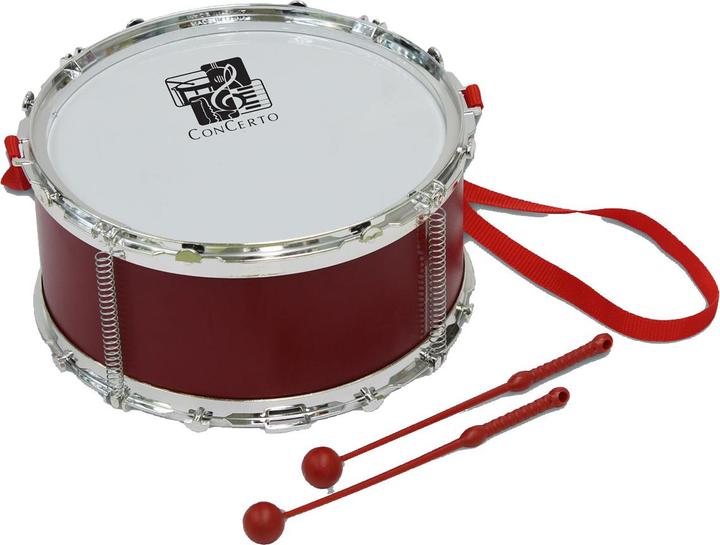 Immagine prodotto TrendAlliance Concerto 681.08301 708301 Tamburo da marcia in plastica, tamburo con tracolla e 2 bacchette, K