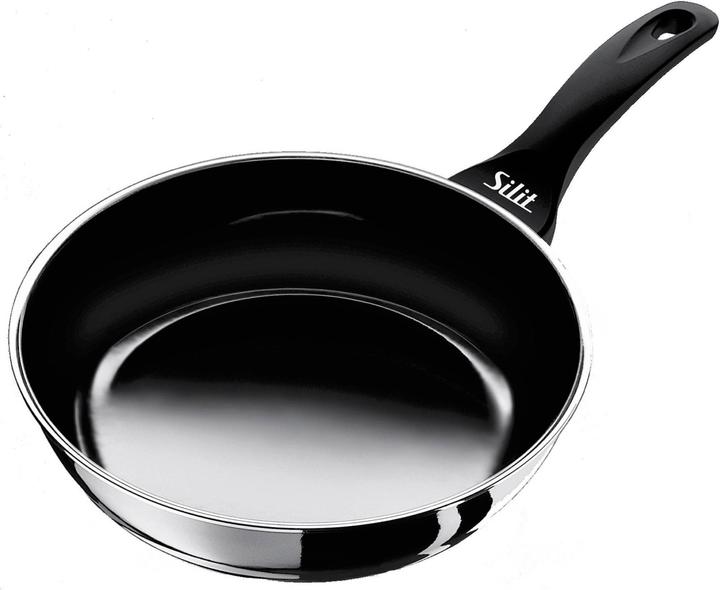 Koekenpan met antiaanbaklaag Hoog 20cm Professioneel Inductie Silargan (20 cm, Koekenpan, Keramiek)