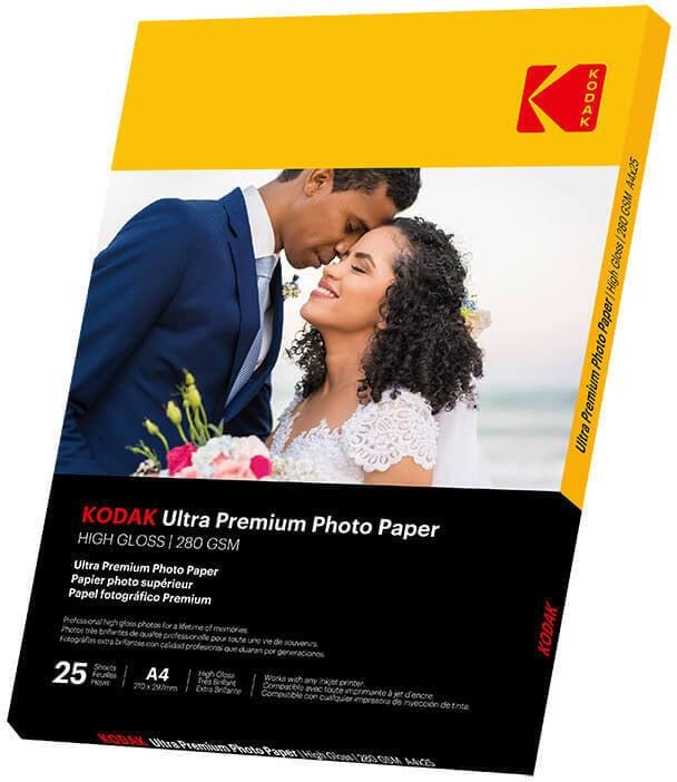 Produktbild Kodak Ultra Prem Photo 280g 10.4 Glossy A4x25 (280 g/m², 21 x 29.7 cm, 25 x)