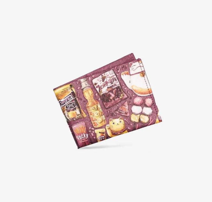 Paprcuts RFID Secure wallet - Japanese Snacks | Kabujiro Koop