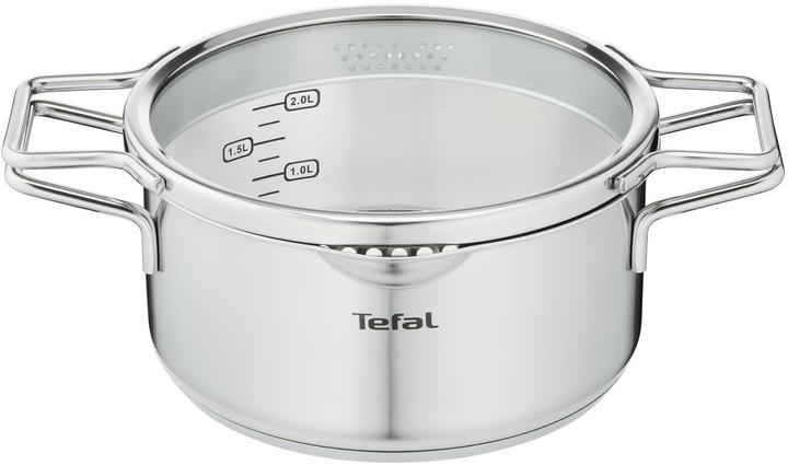 Image du produit Tefal Faitout Nordica 20 cm (20 cm, Casserole, Acier inoxydable)