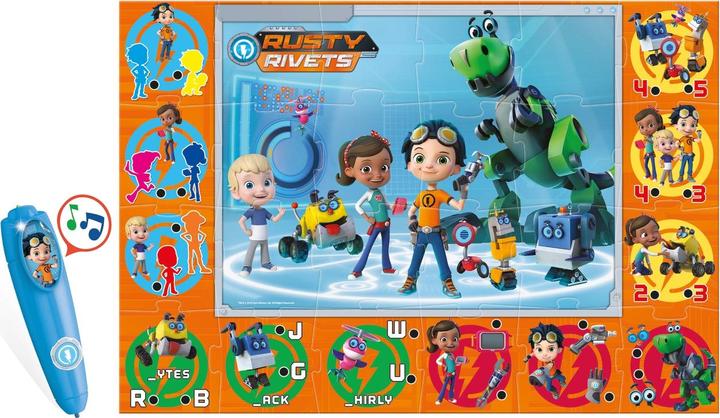 Image du produit Clementoni 61593 Rusty Rivets Giant Floor Puzzle (Puzzle de sol géant) (24 pièces)