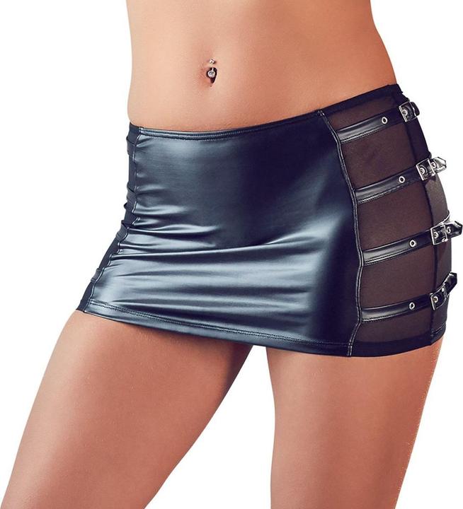 Actual product image Cottelli Collection Mini skirt with buckles (M)