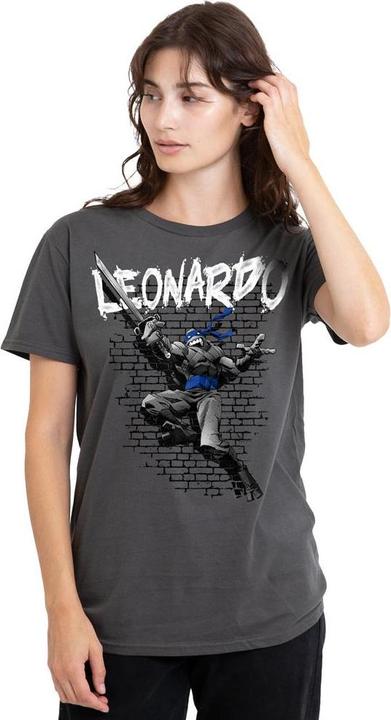 Actual product image Teenage Mutant NT Unisex Adult Leonardo T-Shirt (M)