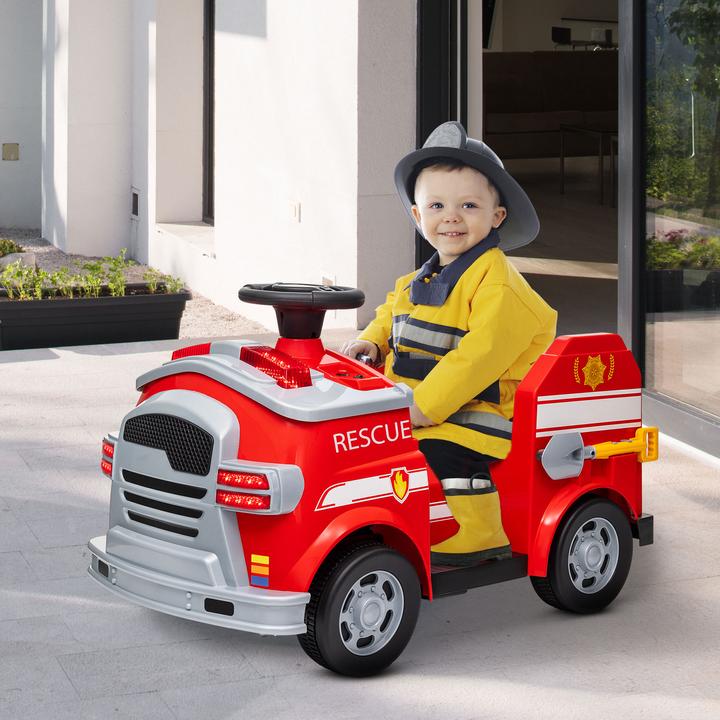 Actual product image Aiyaplay Kinder Elektroauto Kunststoff, Stahl Rot