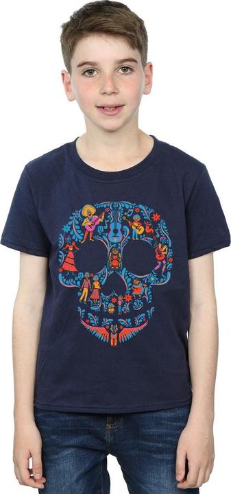 Actual product image La Maison du Coco Boys Skull Cotton T-Shirt (152, 158)