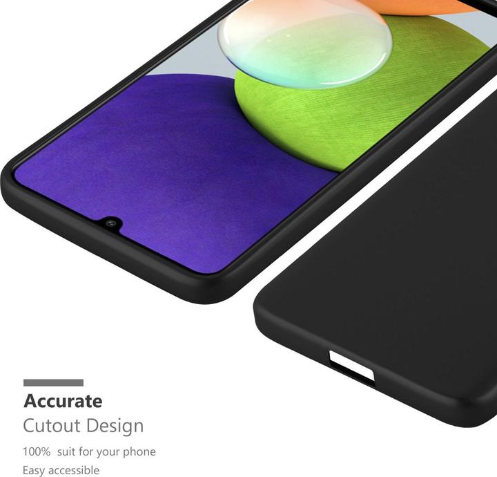 Actual product image Cadorabo TPU Matt Metallic Sleeve (Samsung Galaxy M22, Samsung Galaxy A22, Samsung Galaxy A32)