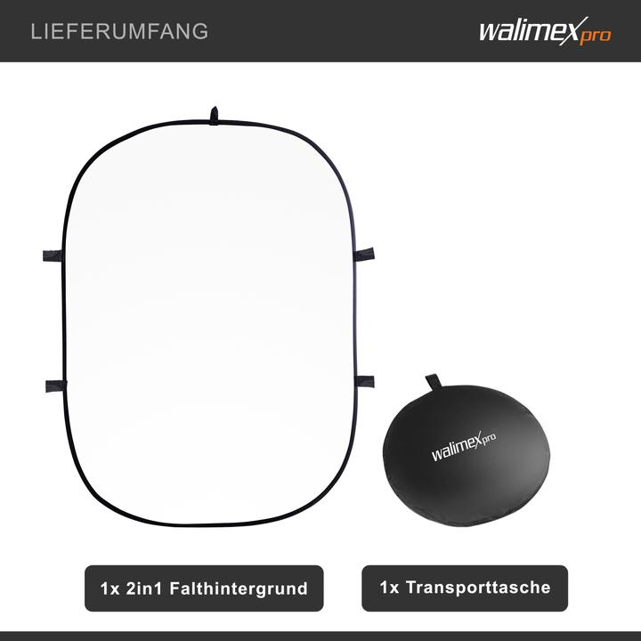 Image du produit Walimex Fond pliable 2en1 (145 cm, 200 cm)