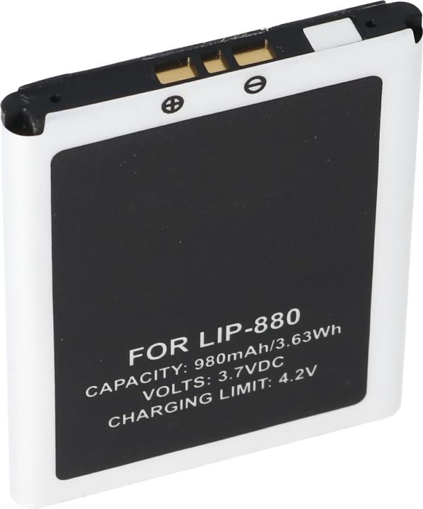 Actual product image Sony Battery LIP-880PD, NW-HD5, Digisette (1 pcs., Device specific, 980 mAh)