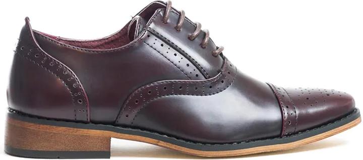 Actual product image Universal Textiles Boys Lace Up Shoes With Perforation (38)