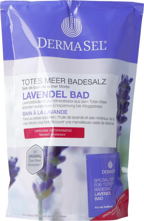 Produktbild DermaSel Badesalz Lavendel deutsch/französisch (Badeperlen)