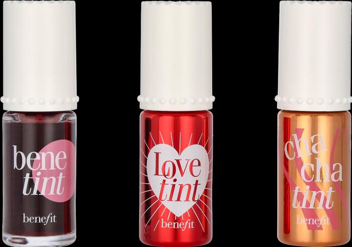 Produktbild BeneFit Cosmetics Lip Tints to Love (Gold, Rot, Violett)