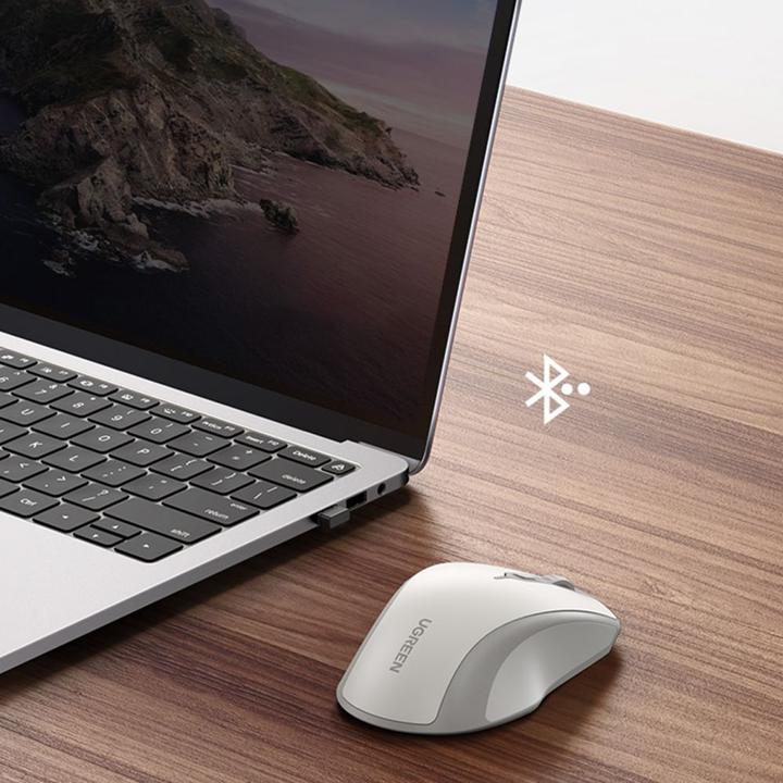 Image du produit Ugreen Souris sans fil MU101 2.4G (blanche) (Sans fil)