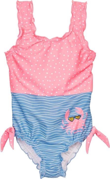 Produktbild Playshoes Badeanzug UV-Schutz Krebs Blau/Pink Gr. 110-116 (110)