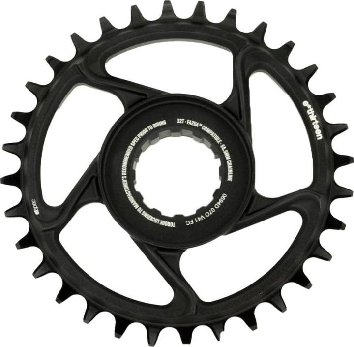Produktbild e*13 e*spec Direct Mount Kettenblatt, 34 Z., Fazua, 53mm Kettenlinie, black (34)