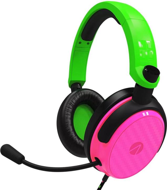 Actual product image Stealth C6-100 Gaming Headset -Green/Pnk