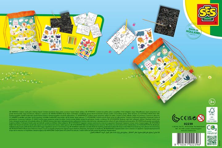 Actual product image Ses Activity backpack (English, French)