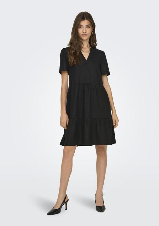 Image du produit Only Coupe normale Col en V Robe courte Robe en forme de cloche (XL)
