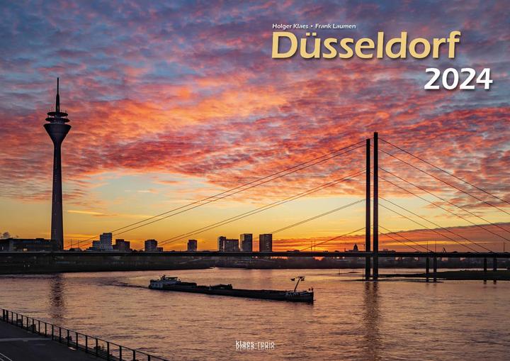 Produktbild Düsseldorf 2024 Bildkalender A3 quer, spiralgebunden (A3, Harter Einband, Deutsch)