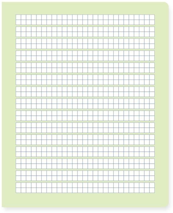 Image du produit Ursus Cahier d'école R.1 19.5 x 24 cm, Quadrillé, Vert (19,5 x 24 cm, Quadrillé, Couverture souple)