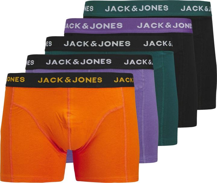 Immagine prodotto Jack & Jones Unterhose BEN Trunks 5er Pack (XL, Confezione da 5 pezzi)