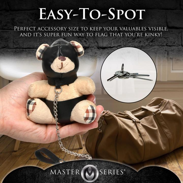 Actual product image Master Series Hooded Teddy Bear Keychain