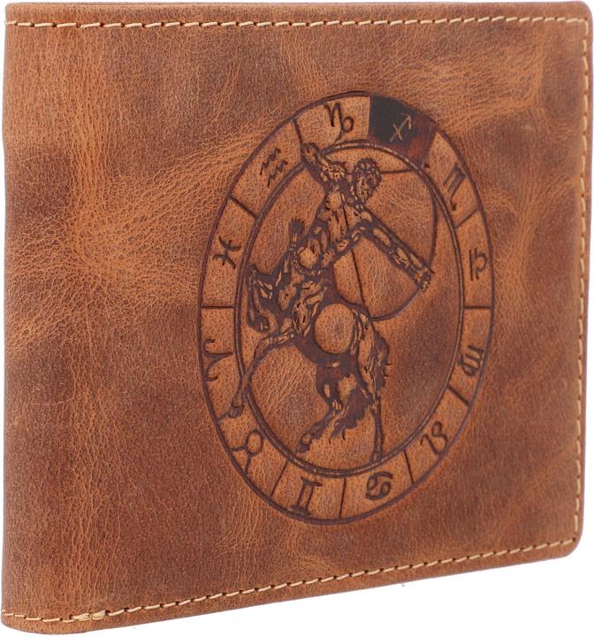 Produktbild Greenburry Vintage Sternzeichen Geldbörse Leder 12 cm