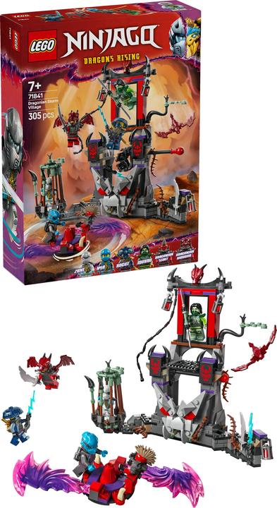 Actual product image LEGO Draconian storm village (71841, LEGO Ninjago)