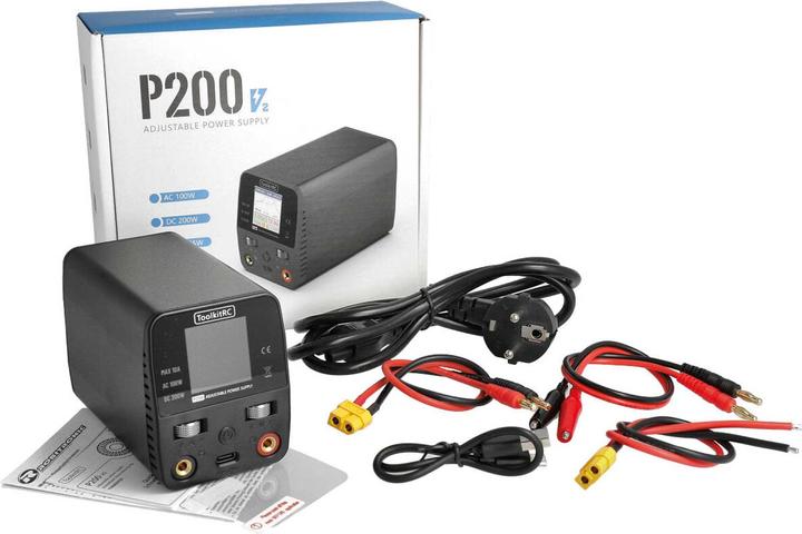 Produktbild Toolkitrc P200 V2 Netzteil 30V 10A 100/200W AC und DC Input