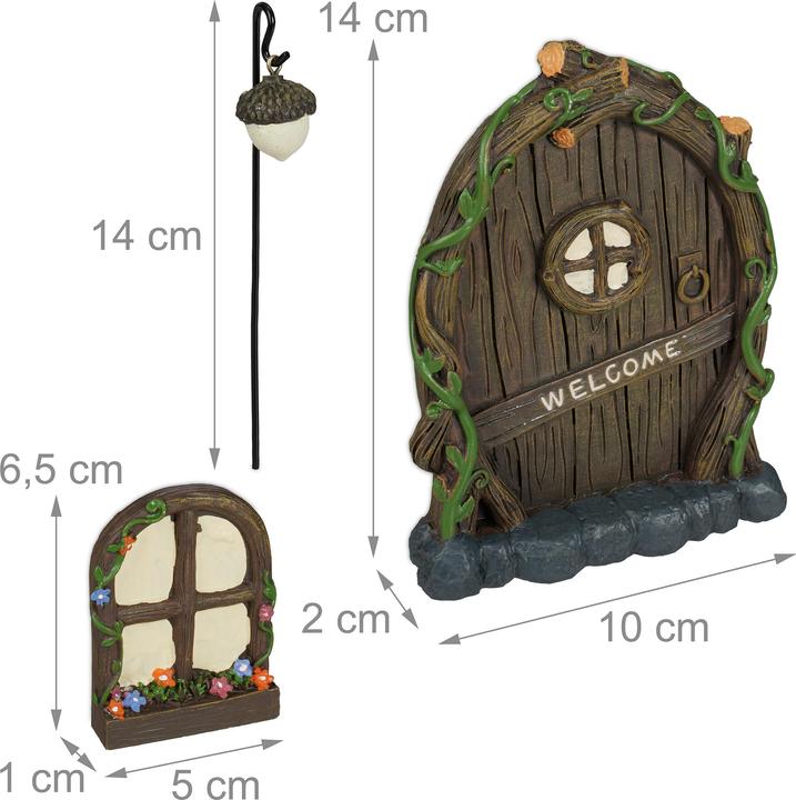 Immagine prodotto Relaxdays Set di porte delle fate