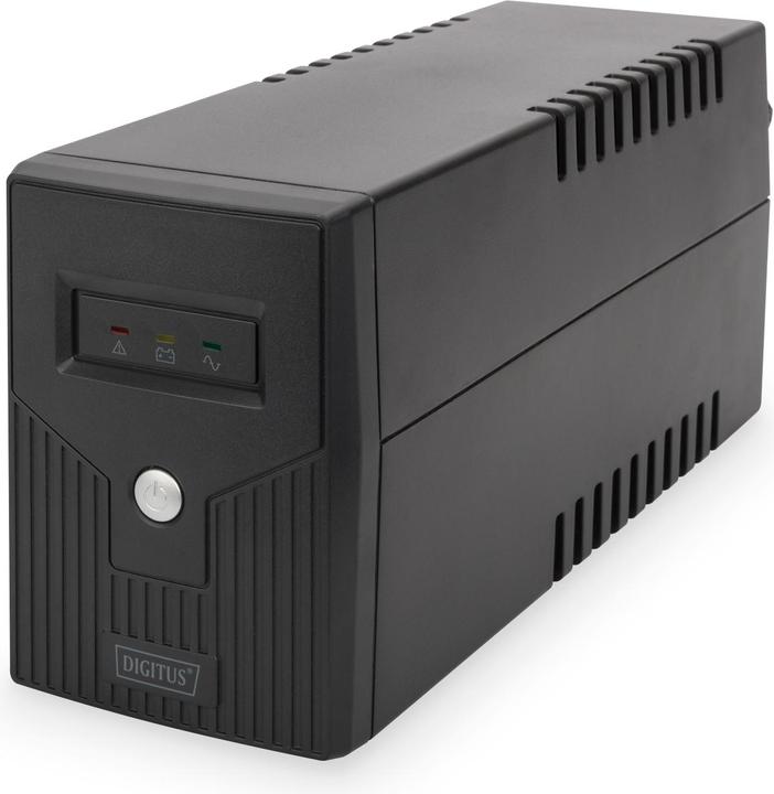 Digitus Line Interactive USV 600VA/360W schwarz 2xSchuko 2xRJ11 AVR H279xB101xT142 mm (600 VA, 360 W, Line-Interaktiv USV)