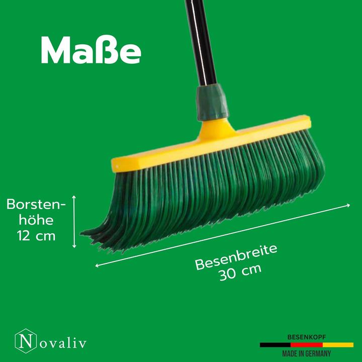 Image du produit Novaliv 2X Premium Krallenbesen mit Stiel 30cm, Spezialbesen gebogenen Borsten Kunststoffkopf -Ideal (1 pcs)