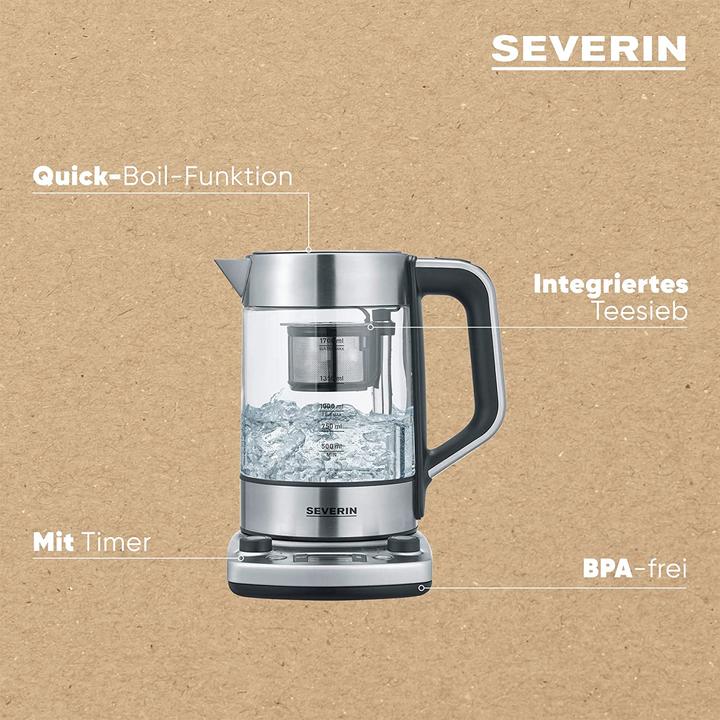 Produktbild Severin WK 3422 Wasserkocher Edelstahl (1.70 l)