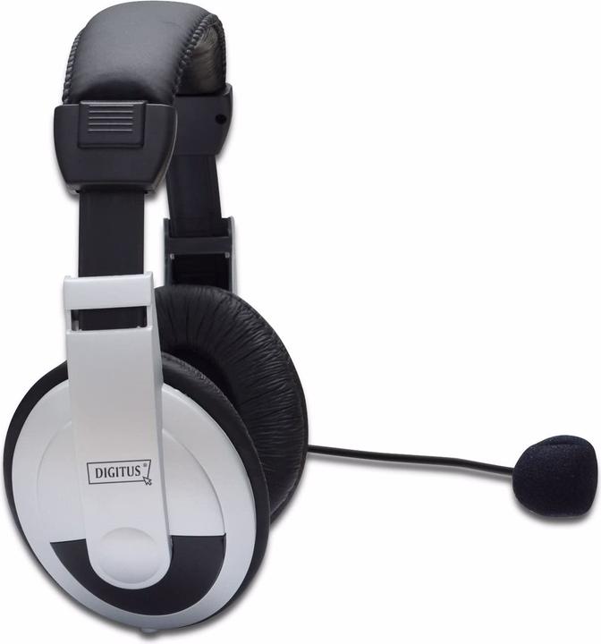 Digitus Multimedia Headset (ANC, Kabelgebunden)