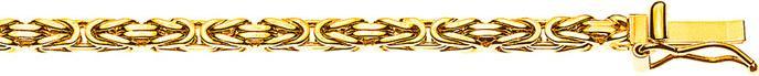 Immagine prodotto Natsumi Schmuck Collana in oro giallo 18K/750 catena king 2.5mm (Oro giallo 750/18 K Oro giallo, 45 cm)