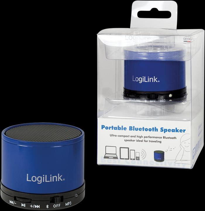 Produktbild LogiLink Bluetooth Lautsprecher (4 h, Akkubetrieb)