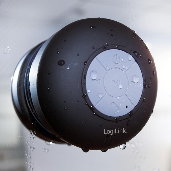 Produktbild LogiLink Bluetooth Lautsprecher für die Dusche (4 h, Akkubetrieb)