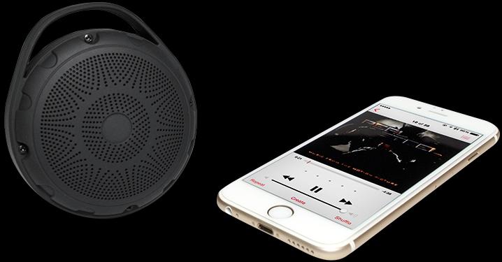 Image du produit LogiLink Haut-parleur Bluetooth avec radio FM et lecteur MP3 (3 h, Alimentation via port USB)