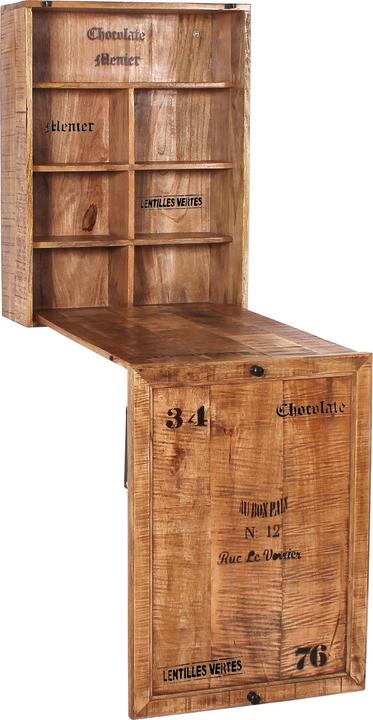 Immagine prodotto SIT Möbel Tavolo pieghevole con 2 sgabelli Natura rustica (60 x 80 x 25 cm)