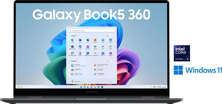 Actual product image Samsung Galaxy Book5 360 (15.60", Intel Core Ultra 5 228V, 32 GB, 512 GB, DE)