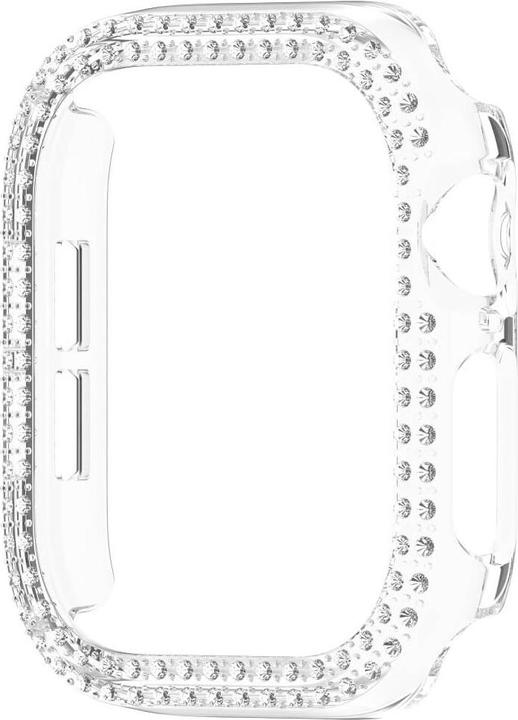 Actual product image Cover-Discount Apple Watch 10 - 46mm - Glitter rhinestone protective case