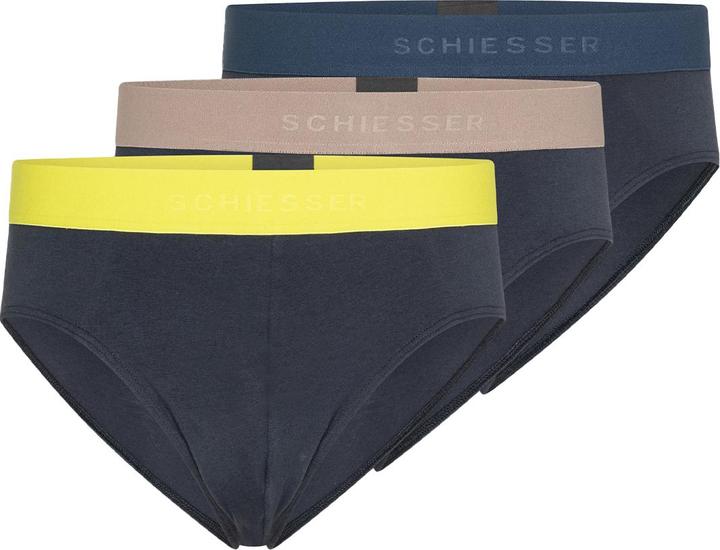 Immagine prodotto Schiesser Confezione da 3 slip / mutande Rio in cotone organico 95/5 (7, confezione da 3)