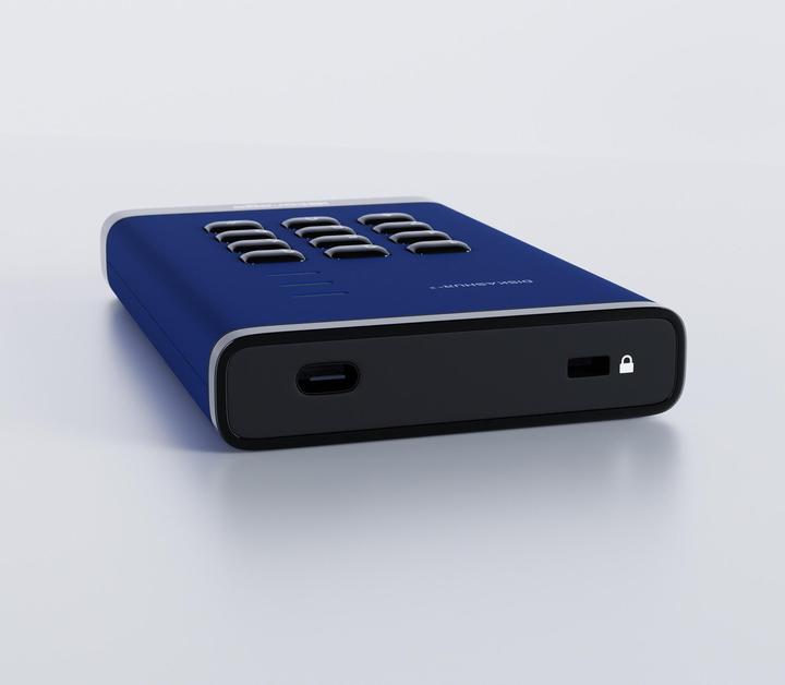Image du produit iStorage diskAshur3 SSD 16TB - Bleu (16000 Go)