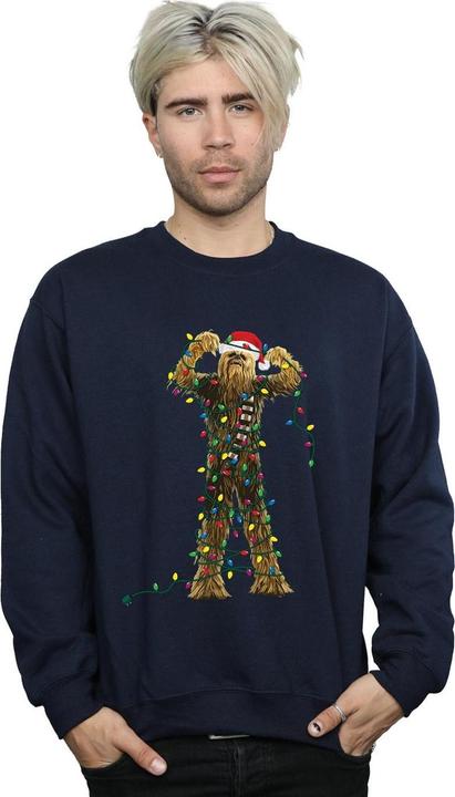 Produktbild Star Wars Chewbacca Christmas Lights Sweatshirt (L)