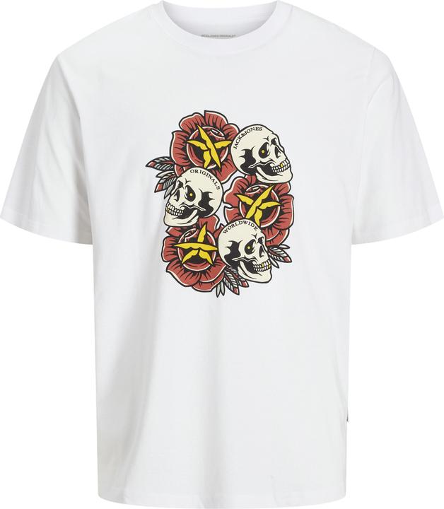 Jack & Jones Joranatomy Skull Tee Ss Crew Neck Ln