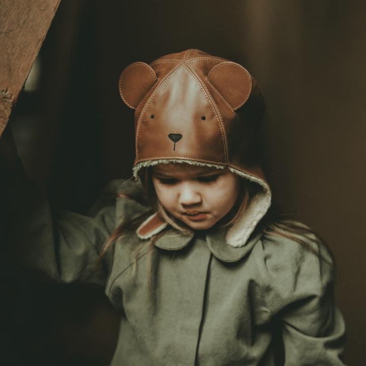 Image du produit Donsje Chapeau classique Kapi Bear - Cuir classique cognac